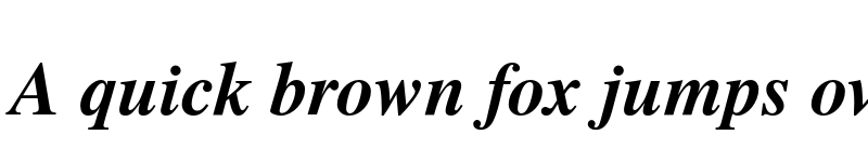 Preview of TeX Gyre Termes Bold Italic font