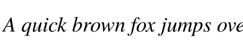 Preview of TeX Gyre Termes Italic font