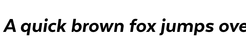 Preview of Texta Alt Heavy Italic font