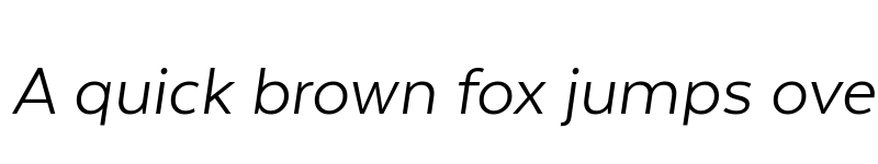 Preview of Texta Book Italic font