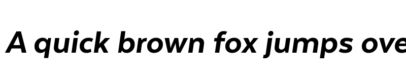 Preview of Texta Heavy Italic font