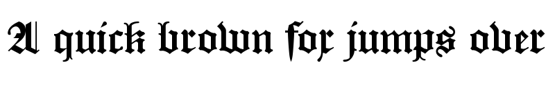 Preview of Textura Belgica Regular font