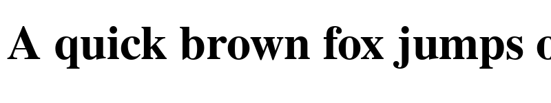 Preview of TGRoman Bold font