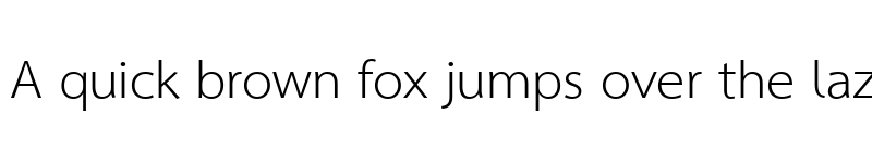 Preview of TH Sarabun New Regular font