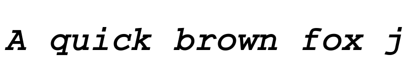 Preview of Thabit Bold Oblique font