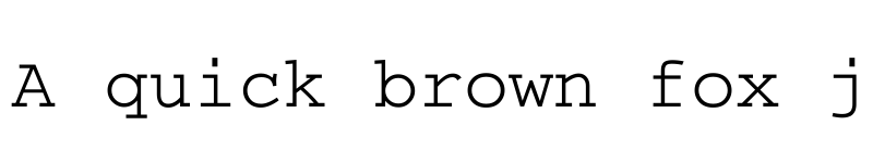 Preview of Thabit Regular font