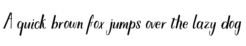 Preview of Thahira Regular font