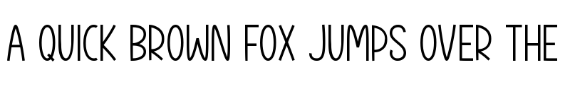 Preview of Thanks Teacher Regular font