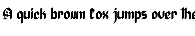 Preview of Thanose Regular font