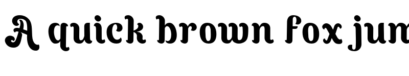 Preview of The Archies Typeface Regular font