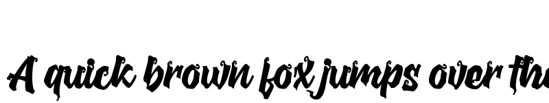 Preview of The Backyard Script Regular font