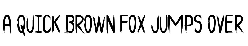 Preview of The Bad Times St Regular font