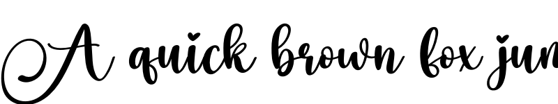 Preview of The Bakery Regular font