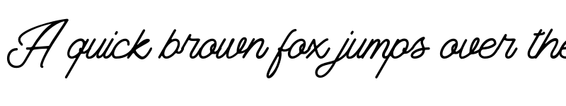 Preview of The Banten Regular font