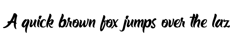 Preview of The Barethos Regular font
