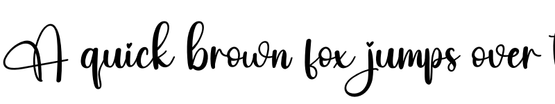 Preview of The Beach Regular font