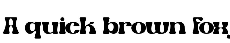 Preview of The Beatrik Regular font