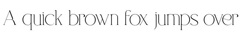 Preview of THE BERLIN Regular font