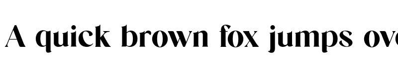 Preview of The Bigmouth Regular font