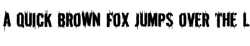 Preview of The Black Bible Regular font