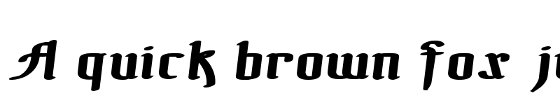 Preview of !The Black Bloc Bold Italic font