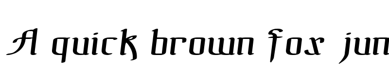 Preview of !The Black Bloc Italic font