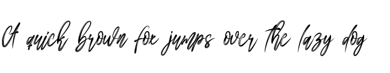 Preview of The Black Out Regular font