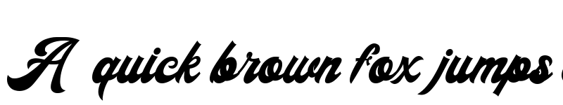 Preview of The Blacko Regular font