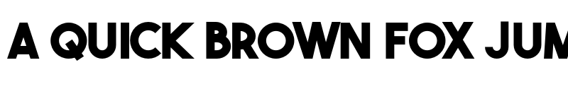 Preview of The Bold Font Bold font