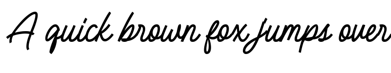 Preview of The Bristers Script Script font