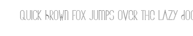 Preview of The Copenhagener Outline font