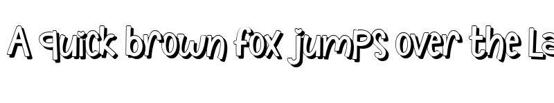 Preview of The Crafty ! Shadow Shadow font