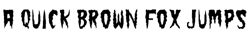 Preview of The Cramps Regular font