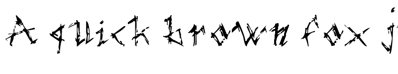 Preview of the dark ages Regular font