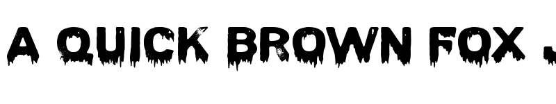 Preview of The Death Dog Regular font