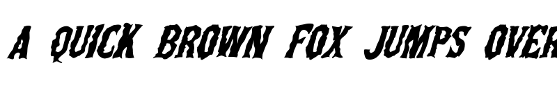 Preview of The Deep Horror! Regular font