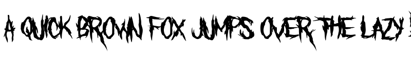 Preview of The Defiler Regular font