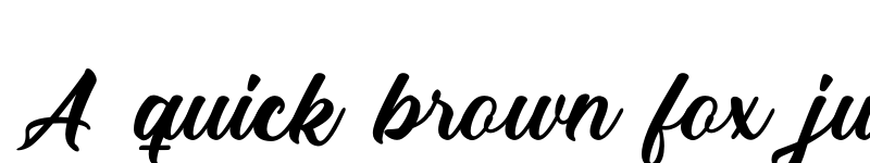 Preview of The Director Script Regular font