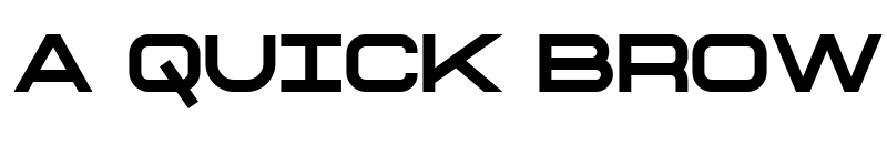 Preview of THE EXTENDED FONT FREE Regular font