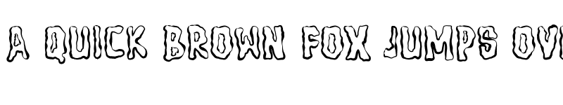 Preview of The Flesh Regular font