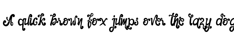 Preview of The Foughe Script Regular font