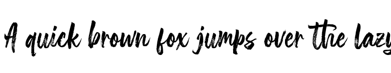 Preview of The Friday Stroke Regular font