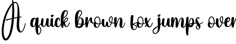 Preview of The Gift Regular font