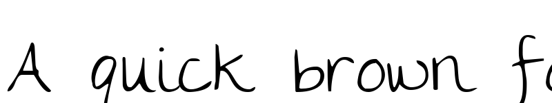 Preview of the girl next door Regular font