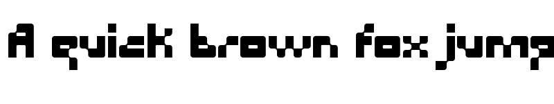 Preview of THE-GLITCH Regular font