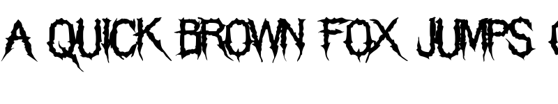 Preview of The Grim Raiders Regular font