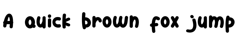 Preview of The Honestly Regular font