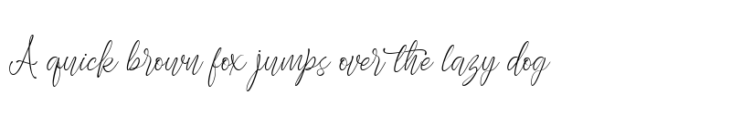 Preview of The Kissha Regular font