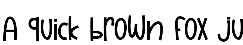 Preview of The Lady Bear Regular font