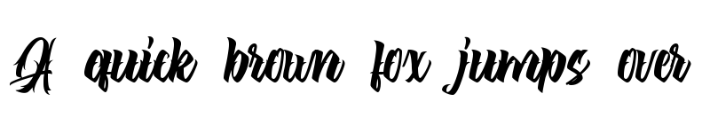 Preview of The Lastring Regular font